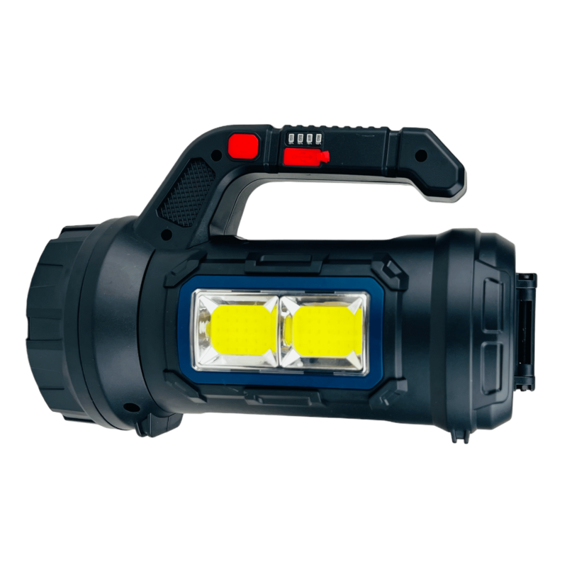 مصباح يدوي شحن + عدة داخلية