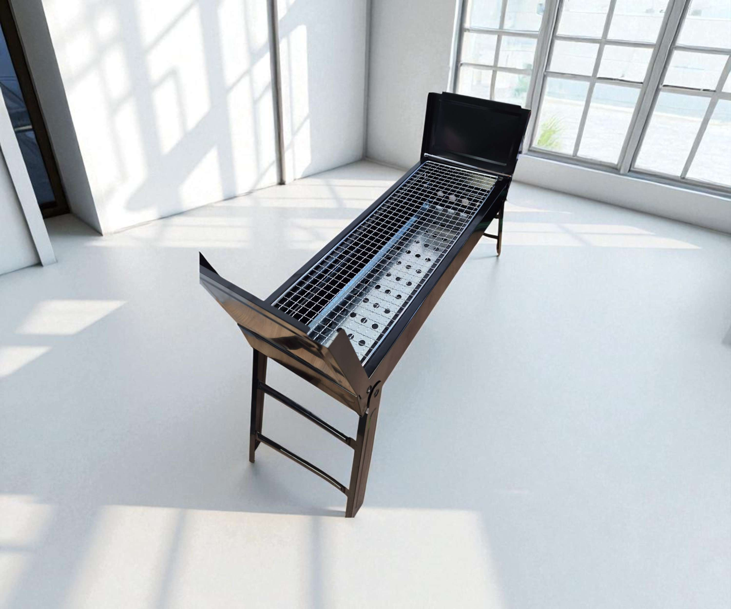 منقلة شواء محمولة