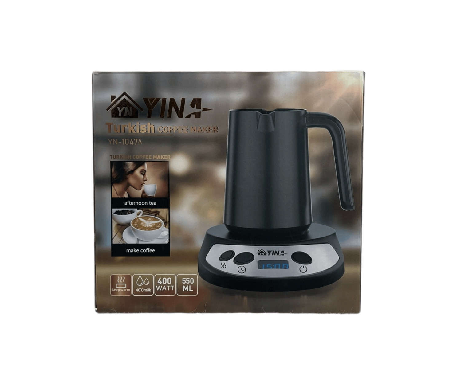 محضرة قهوة تركية شاشة من ياني